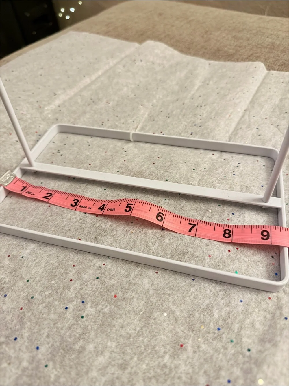 White Metal Necklace/Bracelets/Earrings Display Stand, Jewelry Organizer Rack